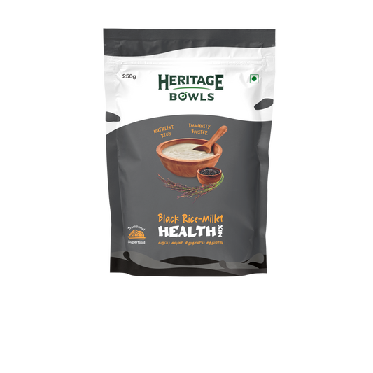 Black Rice Millet blended Health Mix (கருப்பு கவுனி அரிசி சத்து மாவு) (250 grams per pack)